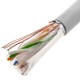 Bobina cable LSHF FTP categoría 6 24AWG rígido gris 100 m