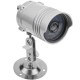 Soporte de cámara CCTV en aluminio oscuro de 85 mm