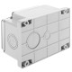 Caja de superficie rectangular transparente IP44 120x170x70mm