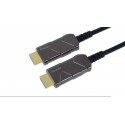 Cable HDMI 2.1 Goldplated 24K Optical Fiber AOC 8K7680p 60Hz M/M HDCP2.2 - 10 m