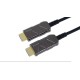 Cable HDMI 2.1 Goldplated 24K Optical Fiber AOC 8K7680p 60Hz M/M HDCP2.2 - 20 m