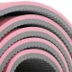 Esterilla de Yoga rosa de doble capa antideslizante 183x61x0.6 cm