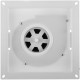 Ventilador de escape, extractor de aire 224x224 mm, con rejilla y válvula antirretorno, para baño lavabo cocina trastero garaje