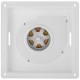 Ventilador de escape, extractor de aire 250x250 mm, con rejilla y válvula antirretorno, para baño lavabo cocina trastero garaje