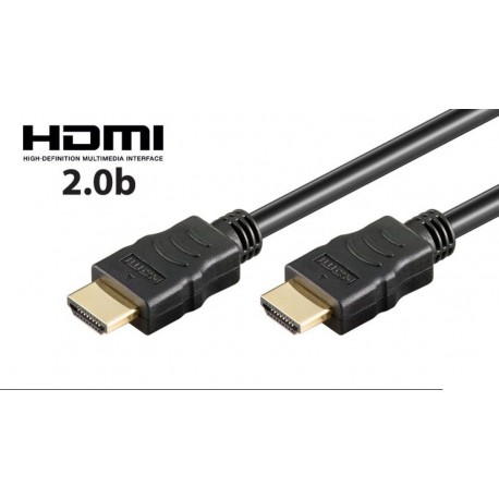 Cable HDMI 2.0b Ultra HD 4K/60Hz M/M negro - 20 m