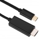 Cable USB 3.1 C macho a DisplayPort A macho, conversor de vídeo 4K Ultra HD 60Hz 5m