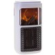 Mini estufa calefactora portátil de 400W con efecto visual de chimenea de leña con temporizador 220-240V