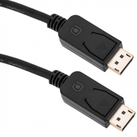 Cable Displayport 8K 1.4 macho a macho para transmisión de audio y video digital de 2 metros