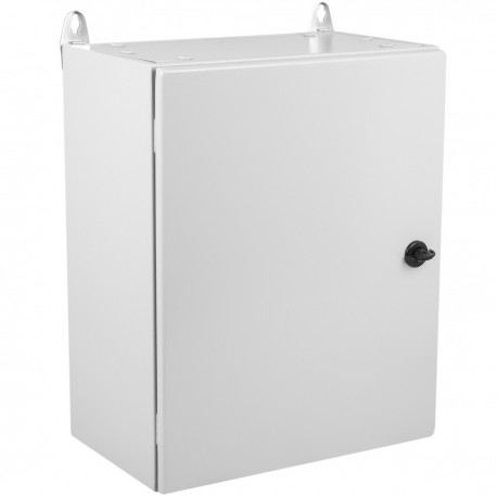 Caja de distribución eléctrica metálica con protección IP66 para fijación a pared 350x450x250mm