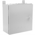 Caja de distribución eléctrica metálica con protección IP54 para fijación a pared 300x300x150mm