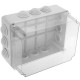 Caja estanca de superficie rectangular transparente IP65 310x230x180mm