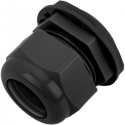 Prensaestopas de poliamida PG36 negro