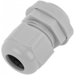 Prensaestopas de poliamida M20x1.5/15 gris claro