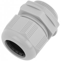 Prensaestopas de poliamida M32x1.5/15 gris claro