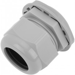 Prensaestopas de poliamida M40x1.5/18 gris claro