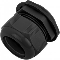 Prensaestopas de poliamida M63x1.5/18 negro