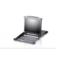 Consola LCD 19" KVM PS2/USB 8p. teclado Inglês