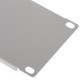 Panel ciego de 2U para armario rack 19" Tapa blanca