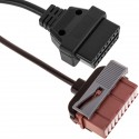 Cable de diagnóstico OBD2 30 pin macho compatible con automóvil del Grupo PSA