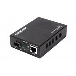 Conversor fibra 10/100/1000Mbps-T RJ45 1xSFP POE 802.3af/at