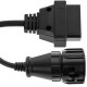 Cable de diagnóstico OBD2 12 pin hembra compatible con vehículos MAN