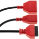 Cable de diagnóstico OBD2 doble macho 16 y 32 pin compatible con Nissan y máquina Autel