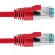 Cable de red ethernet 25cm LAN SFTP RJ45 Cat. 7 Rojo