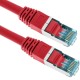 Cable de red ethernet 50cm LAN SFTP RJ45 Cat. 7 Rojo