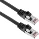 Cable de red ethernet LAN FTP RJ45 Cat.6a negro 25cm