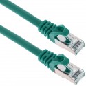Cable de red ethernet LAN STP RJ45 Cat.6a verde 25cm
