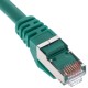 Cable de red ethernet LAN STP RJ45 Cat.6a verde 1m