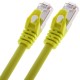 Cable de red ethernet LAN FTP RJ45 Cat.6a amarillo 1m