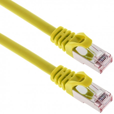 Cable de red ethernet LAN FTP RJ45 Cat.6a amarillo 5m