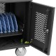 Kit montaje de cerradura para armarios de carga de 10 ordenadores, notebook o tablet negro