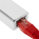 Conversor de USB-C 3.0 a 3xUSB 3.0 y Ethernet RJ45 color plata