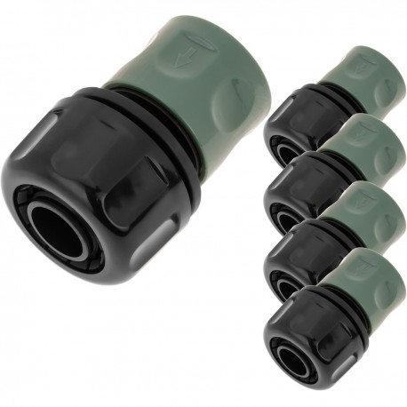 Pack de 5 unidades enlace de conexión rápida de 1 pulgada 25 mm color negro y verde