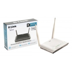 Router Modem D-Link DSL-2750B wireless 802.11 b/g/n 300 Mbps 4x RJ-45