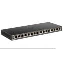 Switch 19" D-Link DGS-1016S 16p. Gigabit gestionable low profile