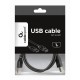 Cable USB Gembird 2.0 de tipo C macho a macho para carga rápida de 1m