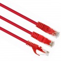 Cable Gembird UTP Cat6 de 0,25 metros color rojo