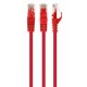 Cable Gembird UTP Cat6 de 1 metro de color rojo