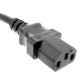 Cable eléctrico 3x1.5mm² IEC60320 C13-hembra a C14-macho 3m