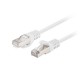 Pack de 10 unidades cable de red de Lanberg cat 6 FTP de 0.5 m color blanco PCF6-20CC-0050-W