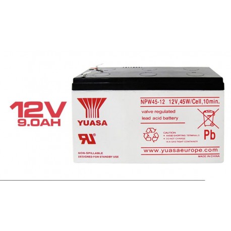Batería Yuasa NPW45-12 plomo ácido 12V 9Ah