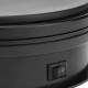 Base giratoria eléctrica de 15 cm. Plataforma rotatoria de color negro