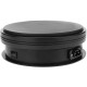 Base giratoria eléctrica de 15 cm. Plataforma rotatoria de color negro