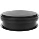 Base giratoria eléctrica de 15 cm. Plataforma rotatoria de color negro