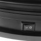Base giratoria eléctrica de 25 cm. Plataforma rotatoria de color negro