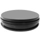 Base giratoria eléctrica de 25 cm. Plataforma rotatoria de color negro