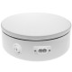 Base giratoria eléctrica de 40 cm. Plataforma rotatoria de color blanco